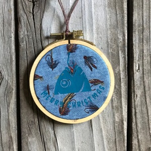 Christmas Fishing Ornament, Fishing Christmas Gift for Husband, Fishing Stocking Stuffer for Dad from Kids, Fishing Gifts for Men, for Boss
