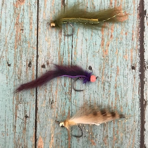 Soft Hackle Flies, Fly Fishing Flies, Leech Fly, Trout Flies, Streamer Flies, Fly Fishing Gifts for Fisherman Boyfriend, Gifts for Dad, Bass