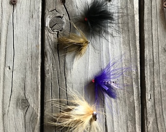 Moscas Streamer, Regalo para Pescar Trucha con Mosca, Regalo de Cumpleaños para Pescador, Moscas para Lubina, Regalo de Jubilación para Pescadores, Regalo para Novio