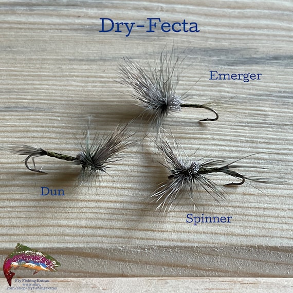 Dry Flies, Mayflies, Trout Fly, Fishing Stocking Stuffer, Hand