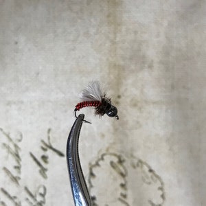 Fly Fishing Flies, Trout Fly Fishing, Caddis Emerger, Caddis Flies, Nymph Flies, &quot;Psycho Emergers&quot; Hand-tied, Set of 5
