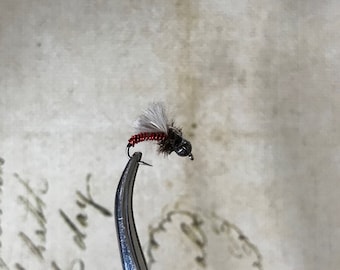 Forellenfliegen, Hand gebundene Fliegenfischen Fliegen, Fliegenfischen Geschenk für Männer, Handgemachte Fliegen, Caddis Emerger, „Psycho Emergers“, 5er-Set
