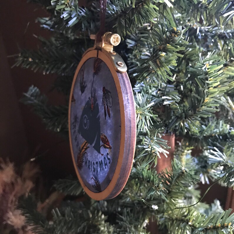 Fishing Christmas Ornaments with Fish Fly Fishing themes Etsy