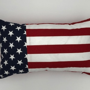 Old Glory, US Flag, Red, White, Blue, Lumbar Pillow, Stars and Stripes, Indoor, 12x20 inches (31x51 cm)