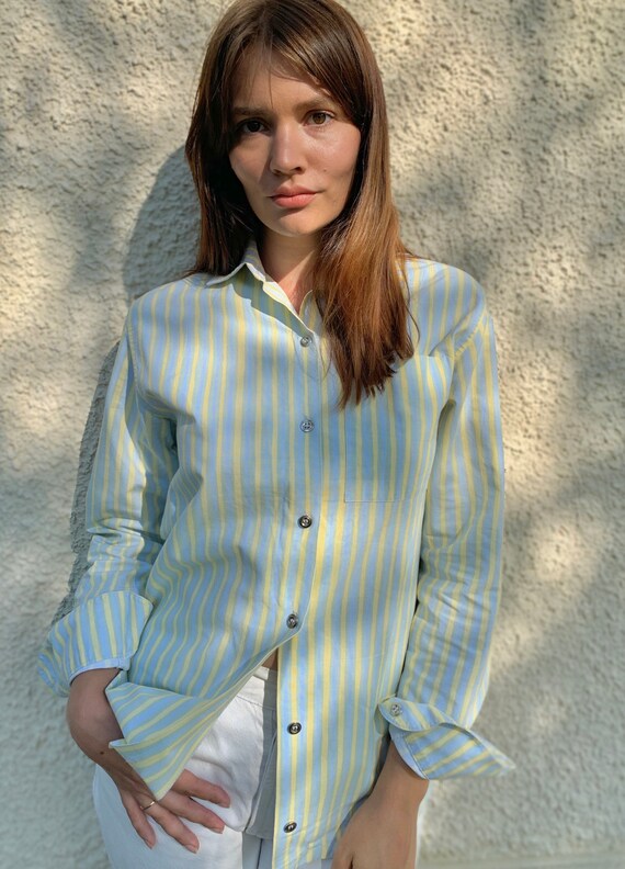 Vintage Marimekko Jokapoika shirt / pstel colours