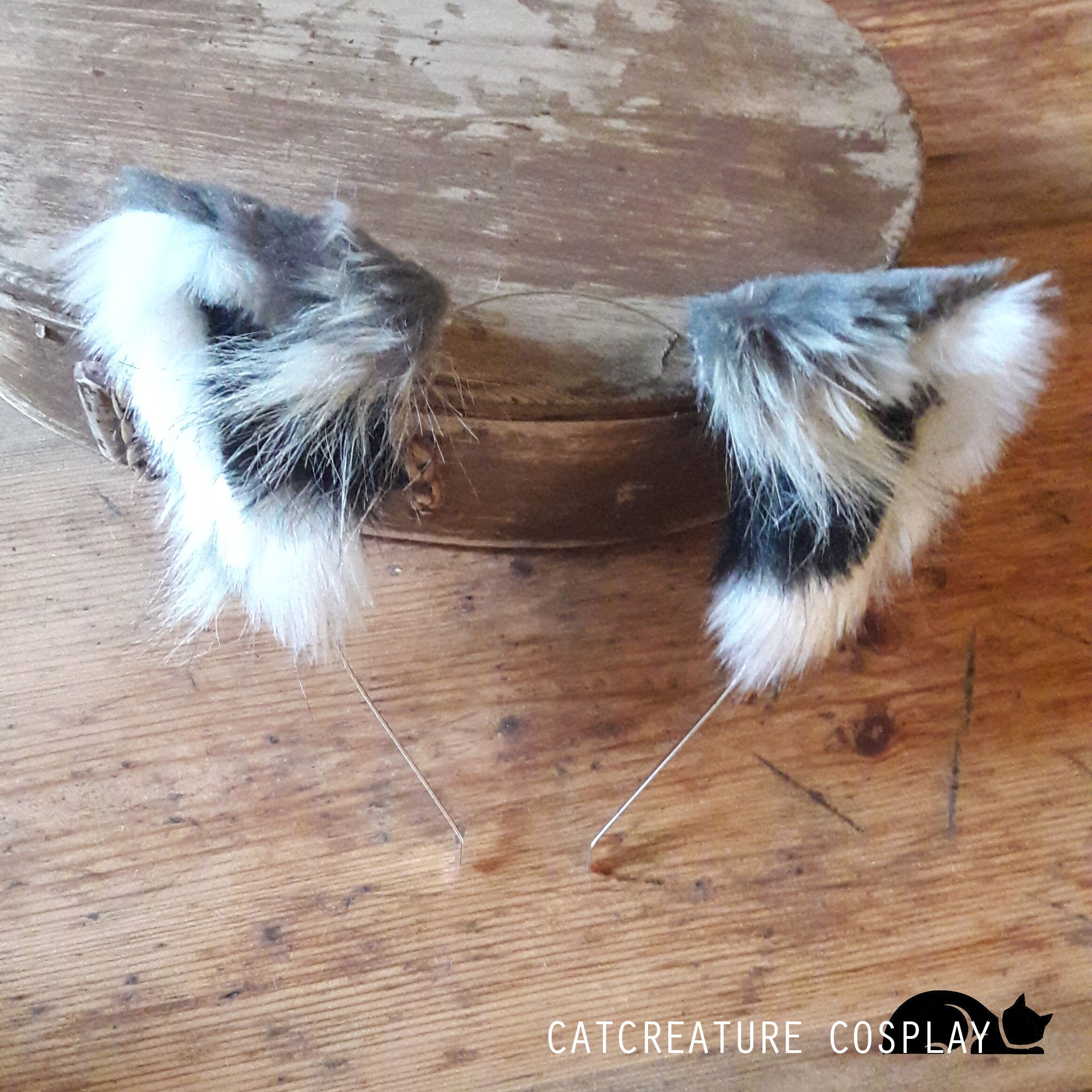 Wolf Ears Faux Fur Wolf Ears Headband/ Handmade Ears / Faux Etsy