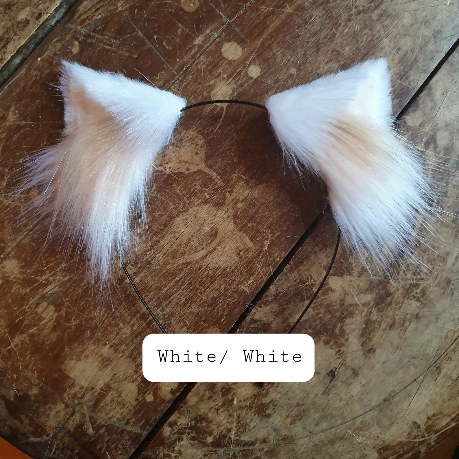 Cat Ears Faux fur Cat Ears Headband/ Handmade Kitten Ears / Etsy