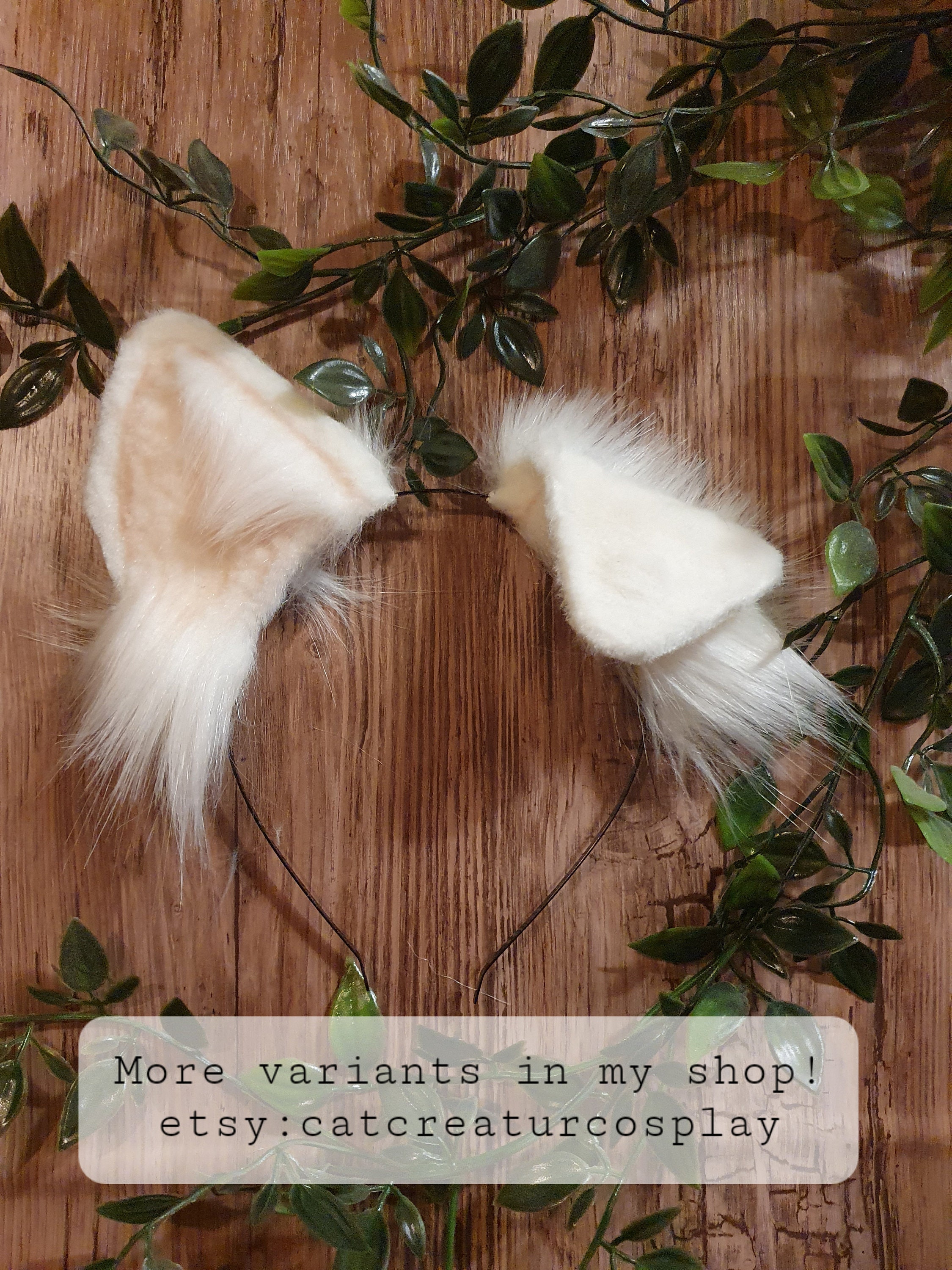 Dog Ears Black Faux Fur Dog Ears Headband/ Handmade Ears / Etsy