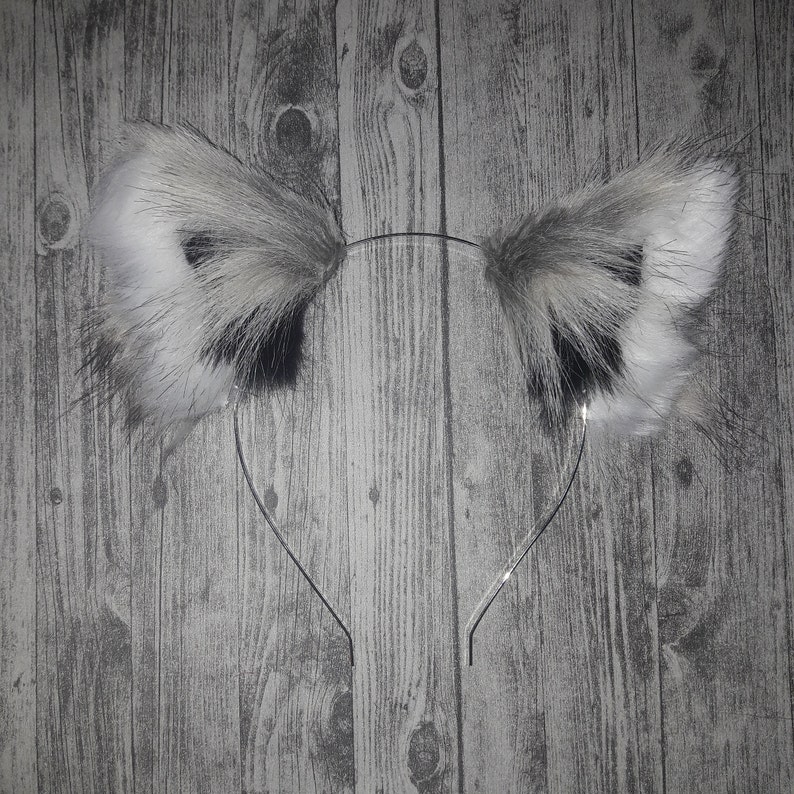 Wolf Ears Faux Fur Wolf Ears Headband/ Handmade Ears / Faux Etsy