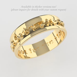 Starlight band Vintage planets, moon, stars astrology themed Antique Wedding Ring Bridal ring in 14 karat Solid Gold image 7