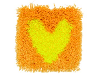 Ready-to-Ship Fiber Latchhook Wallhanging