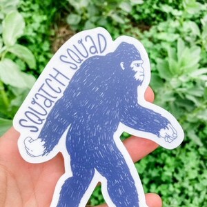 Sasquatch Sticker - Bigfoot Sticker - Vinyl Sticker - Bumper Sticker