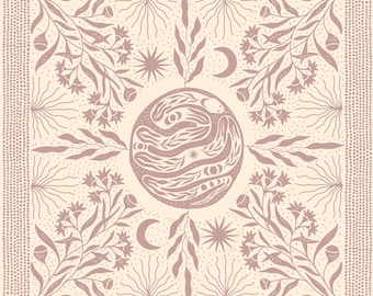 Bandana Southwest Vibes | Bandana en coton | Imprimé en sérigraphie | Bandana naturel
