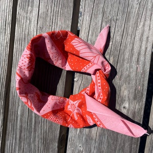 Berry Bandana | Cotton Bandana | Screen Printed | Natural Bandana - Etsy