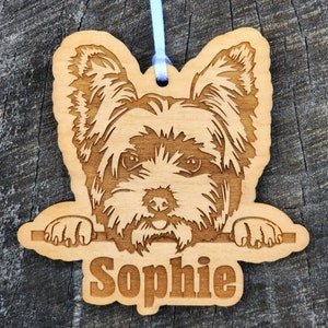 Ornament - PERSONALIZED Beagle Dog Raw Wood Ornament - PERSONALIZED Beagle Dog Raw Wood
