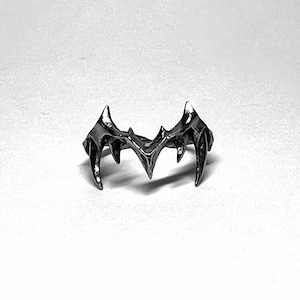 Vampire Fang Ring stainless steel handmade image 2