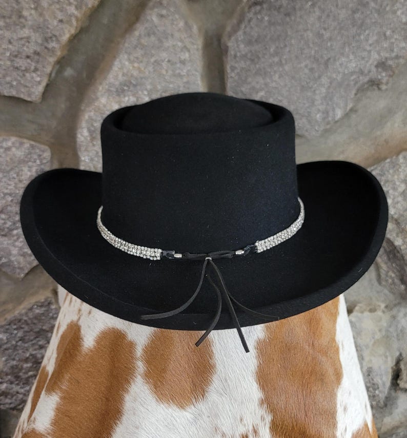Diamond Rhinestone Bling Bling Western Hat Band Hatband Cowgirl Rodeo ...