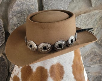Unique Pheasant Feathered Hat Band Hand Made for Western  display picture 1
