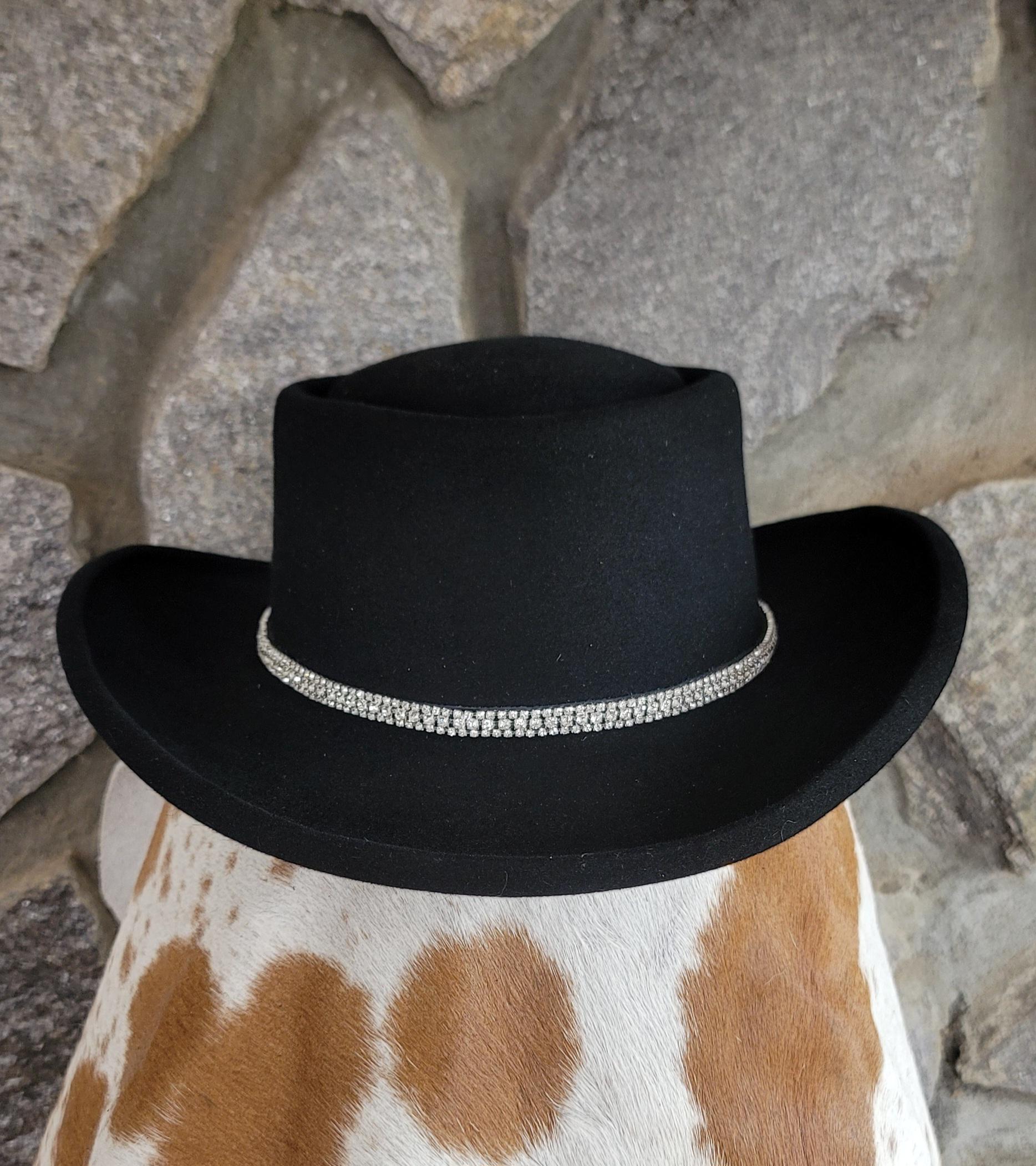 Diamond Rhinestone Bling Bling Western Hat Band Hatband Cowgirl Rodeo ...