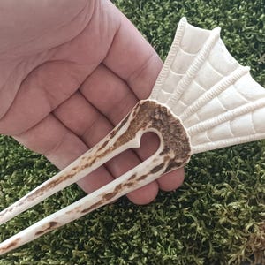 Haarspeld van een hertengewei, haarspeld van een hertengewei, cadeau-idee