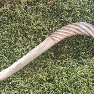 Hair Stick from a horn of a antlerr, antler hair stick, hairpin antler