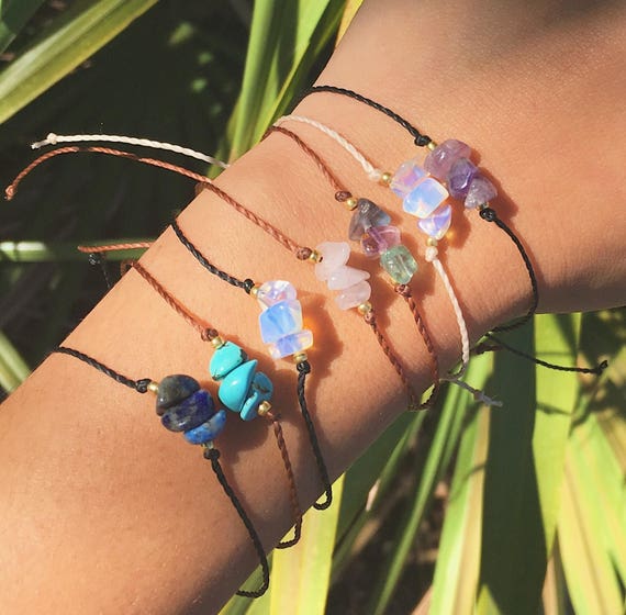 Adjustable crystal bracelet deals