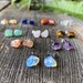 Hypoallergenic Raw Crystal Stud Earrings Raw Crystal Earrings Healing Crystal Studs Hypoallergenic Earrings Gemstone Earrings Gemstone Studs 
