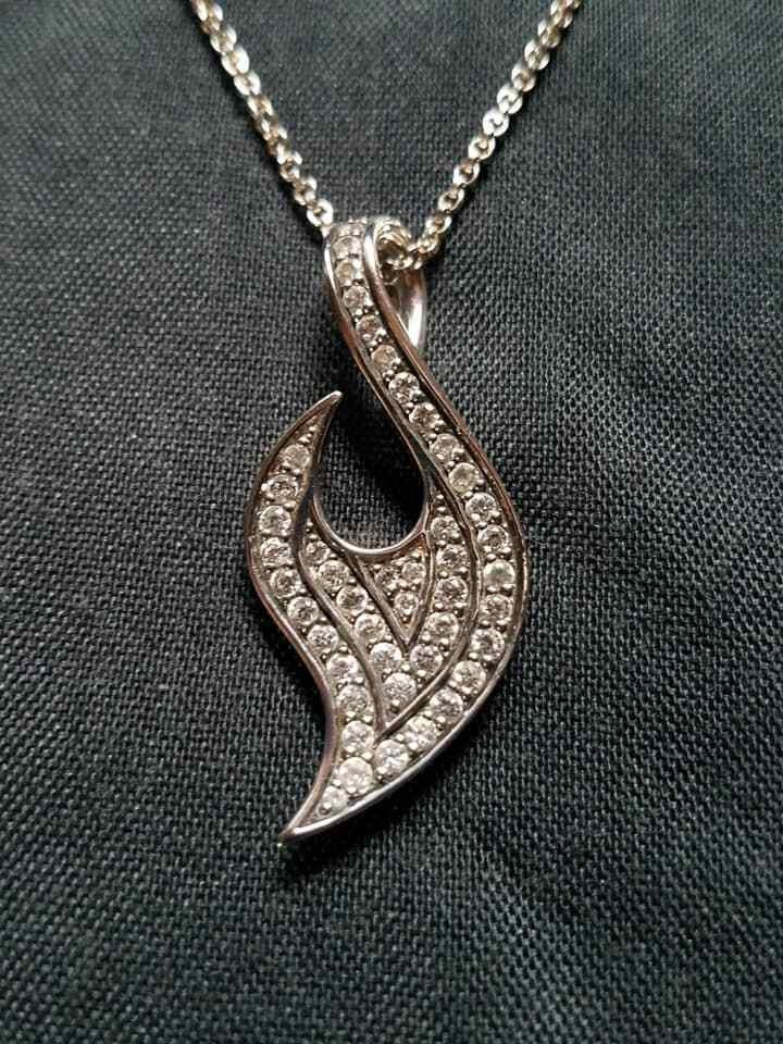 【Folli Follie】ネックレス Ribbon Silver Folli follie necklace pendant - Gem