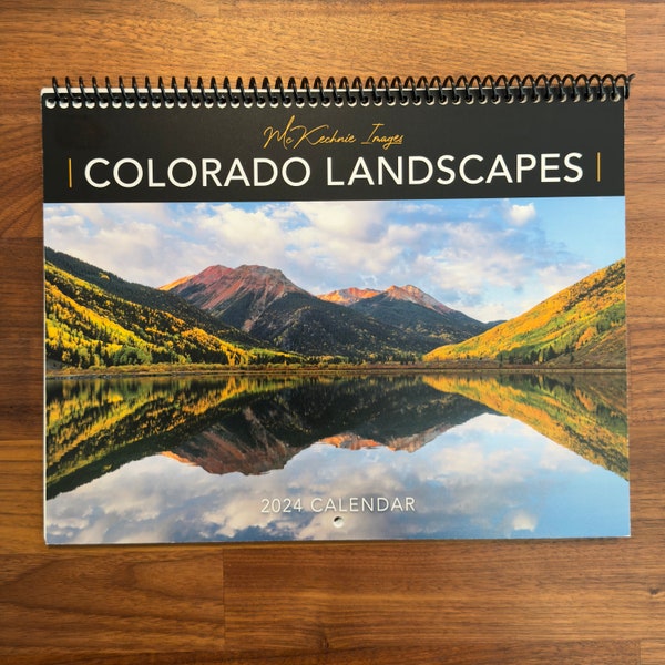 2024 Wall Calendar | McKechnie Images | 2024 Colorado Calendar Colorado Landscape Photography Landscape Calendar Colorado Photography Art