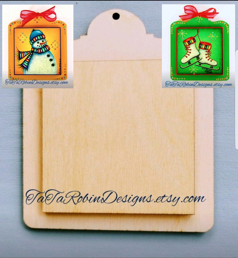 E-PACKET-Snow Day's-Christmas Ornaments-PDF Instant Download-Digital Instructional Decorative Tole Painting Pattern Packet-Ice Skate-Snowman image 5