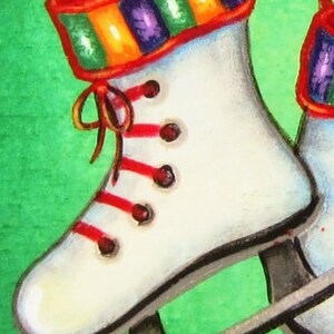 E-PACKET-Snow Day's-Christmas Ornaments-PDF Instant Download-Digital Instructional Decorative Tole Painting Pattern Packet-Ice Skate-Snowman image 4