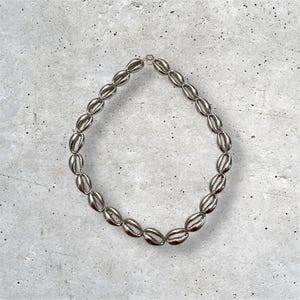 Silver Cowrie Shell Necklace
