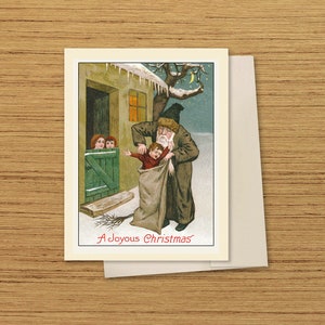 Joyous Christmas from Bad Santa, Weird Victorian Card