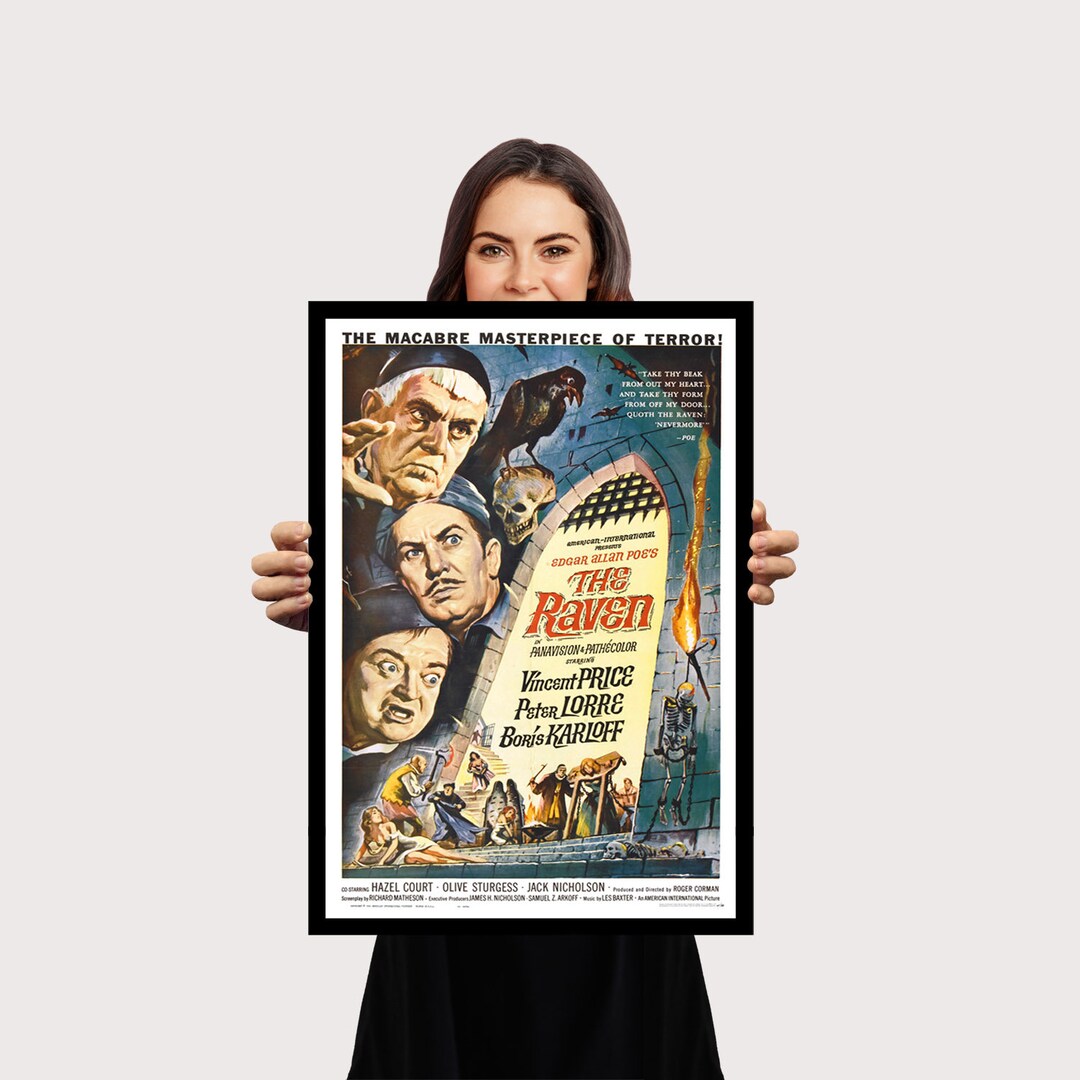 The Raven - Vintage Movie Poster Print, Wall Decor Print, Retro Poster ...