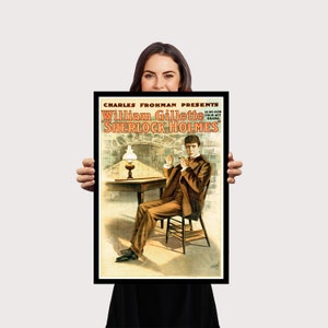 Sherlock Holmes - Vintage Movie Poster Print, Wall Decor Printings, Modern Wall Decor Poster, Unframed Poster