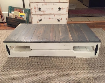 Wood Pallet Coffee Table no legs/wheels