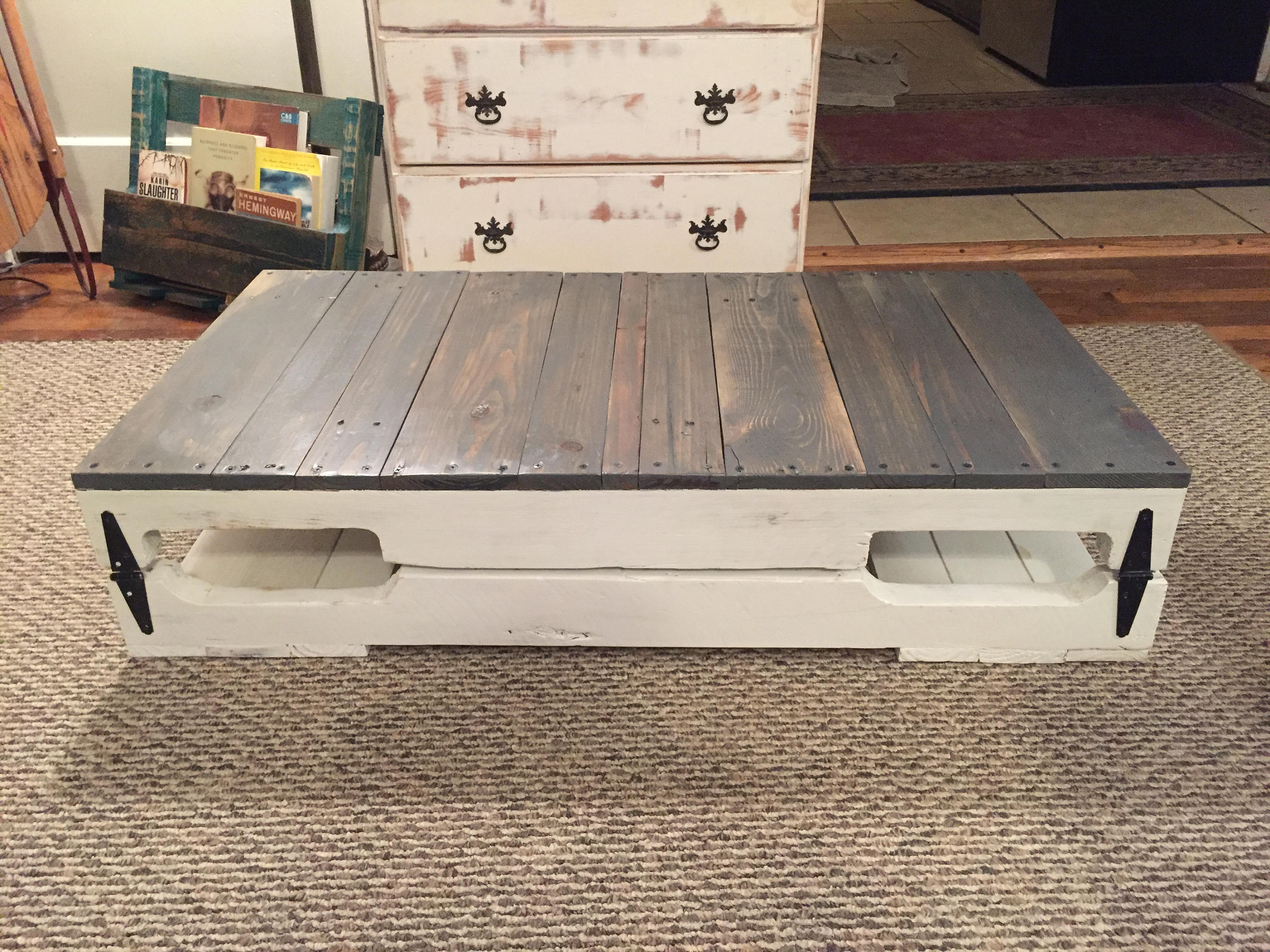 Wood Pallet Coffee Table no legs/wheels Etsy