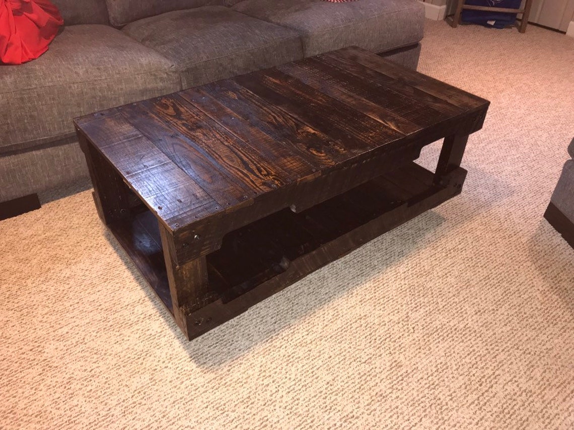 Recycled Wood Coffee Table Etsy
