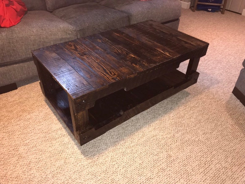 Recycled Wood Coffee Table Etsy