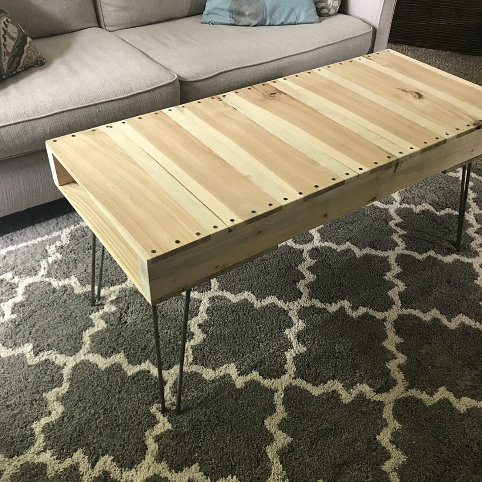 Recycled Wood Coffee Table Etsy