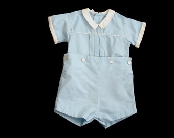 Vintage 2 Piece Cotton Toddler Outfit by A-LAD&#39;N Togs, Estimated from the 1950s