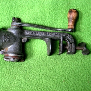 Antique Mini Food Chopper, Rollman Mfg Co., Mount Joy, Pennsylvania, Estimated from the 1920s