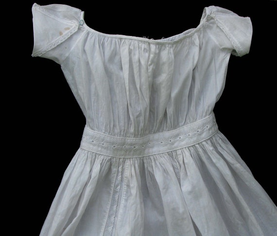 Antique Christening Dress, Victorian Era, Made by… - image 4