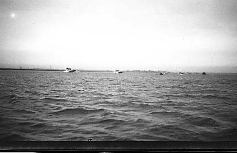 Five 2 34 x 4 12 Film Negatives Savoia-Marchetti Flying Boats on Long Island Sound Late 1920s Vintage Photos New York