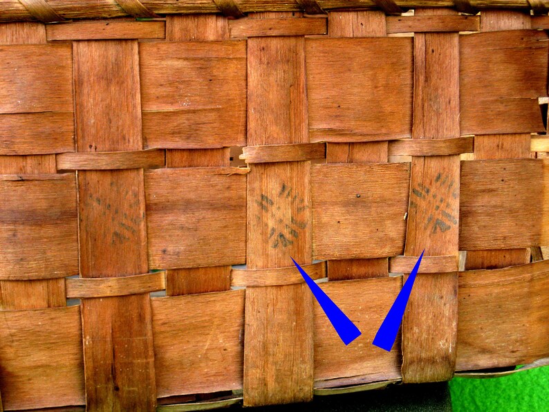 Antique North-East Indian Storage Basket Likely Late 1800/'s