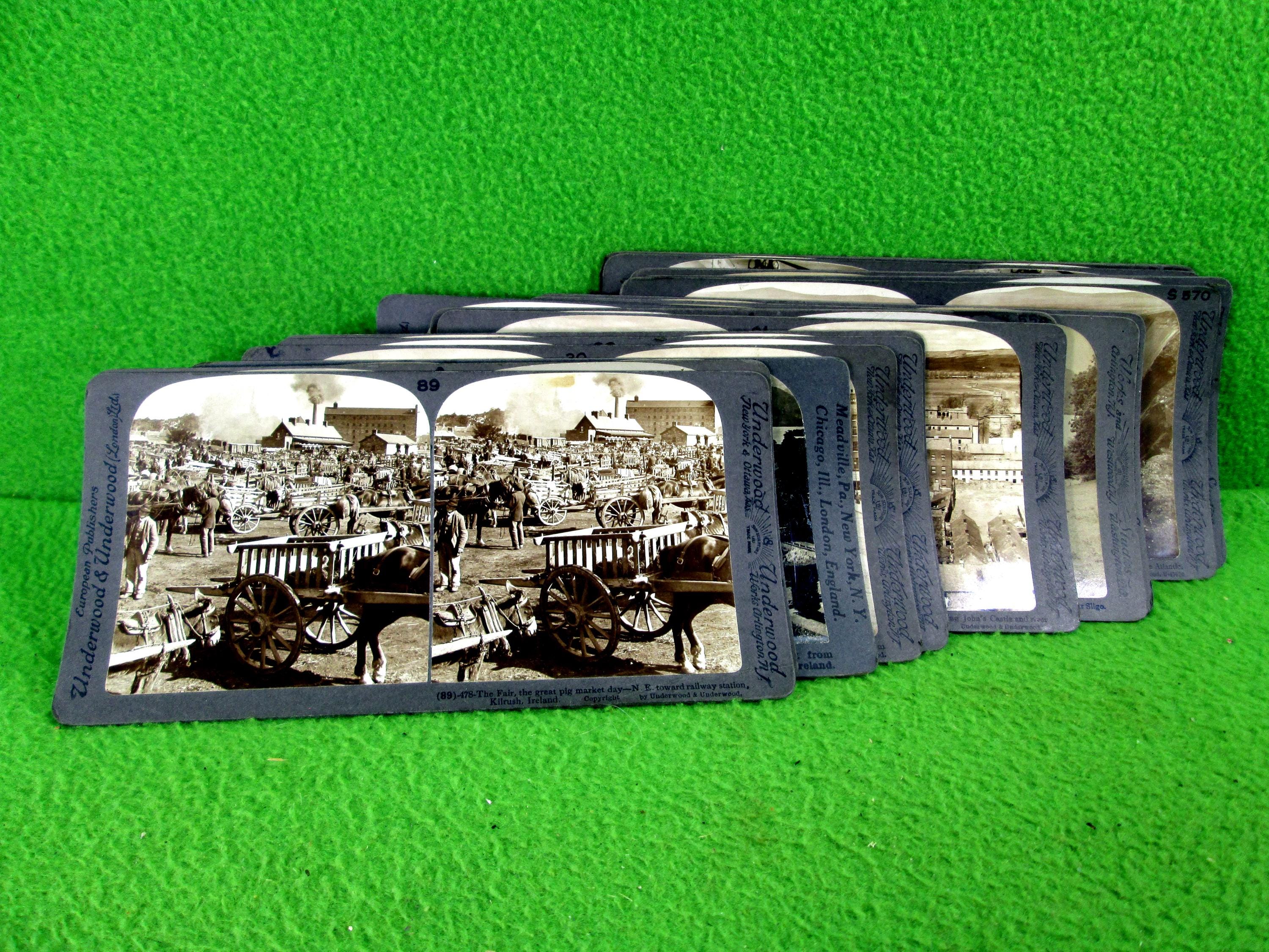 Underwood and Underwood Stereoscope Cards - Etsy