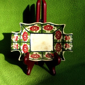 Antique China Mini Dish, TitianWare, Made by Adams of Dunstall, England in Early 1900s Prior to 1921