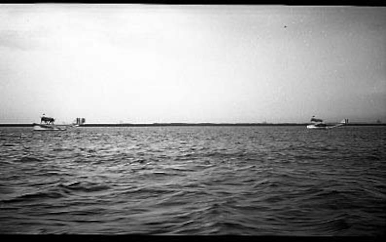 Five 2 34 x 4 12 Film Negatives Savoia-Marchetti Flying Boats on Long Island Sound Late 1920s Vintage Photos New York