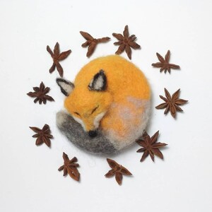 Woolen sleeping Fox, aromatic fox image 7