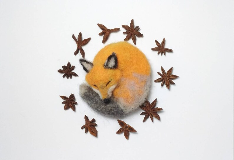 Woolen sleeping Fox, aromatic fox image 7